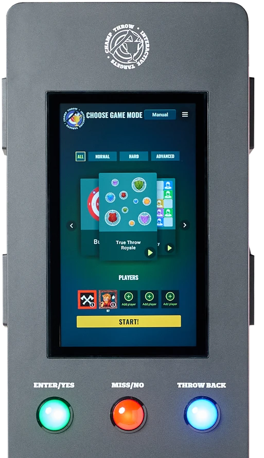 Champ Throw - First Interactive projection system for axe throwing